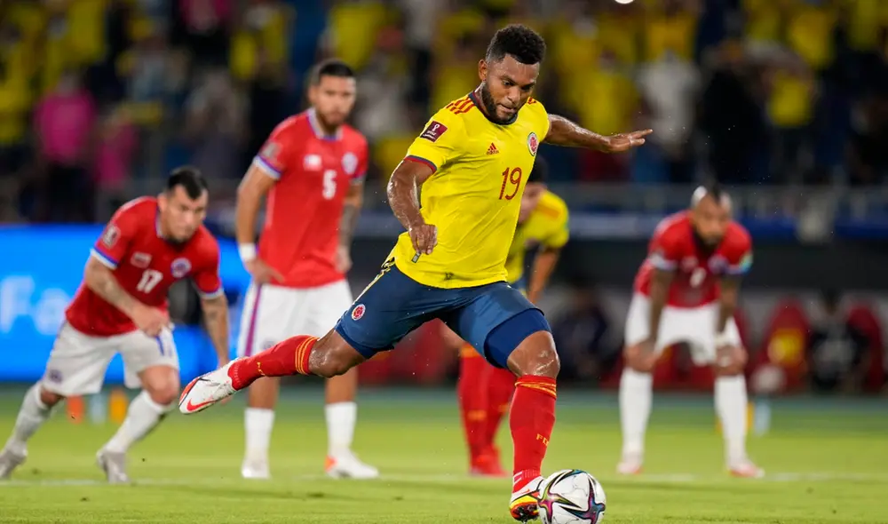 Colombia supera Chile por la fecha 10 de las Eliminatorias Sudamericanas. Foto: ESPN Colombia supera Chile por la fecha 10 de las Eliminatorias Sudamericanas. Foto: ESPN
