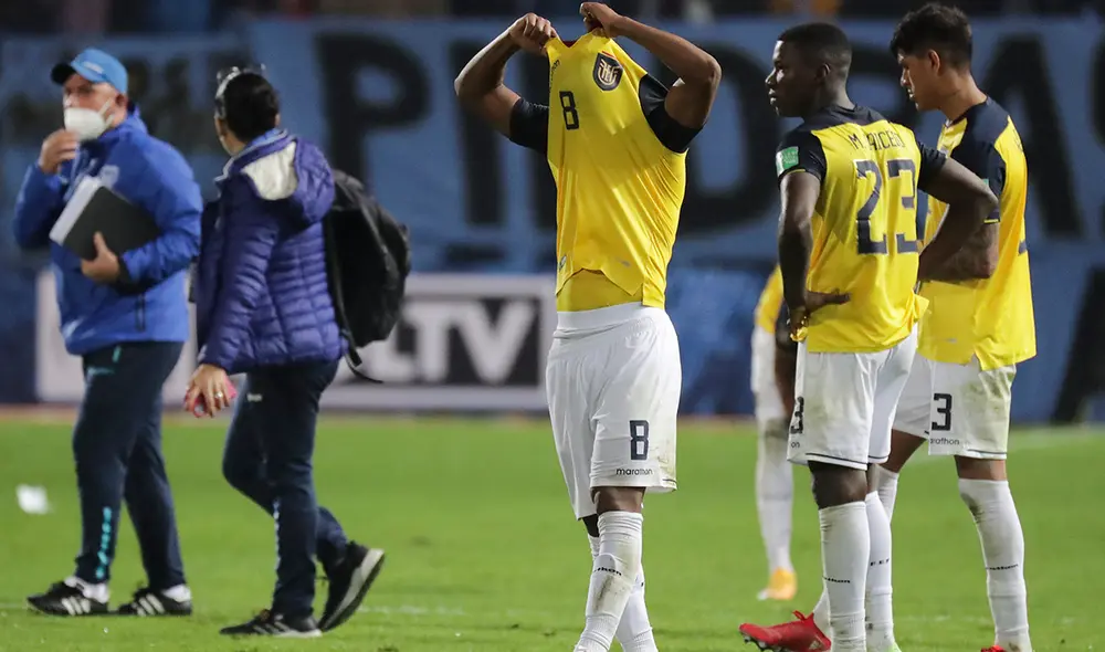 Ecuador perdió de visita contra Ecuador por las Eliminatorias a Qatar 2022. Foto: AFP