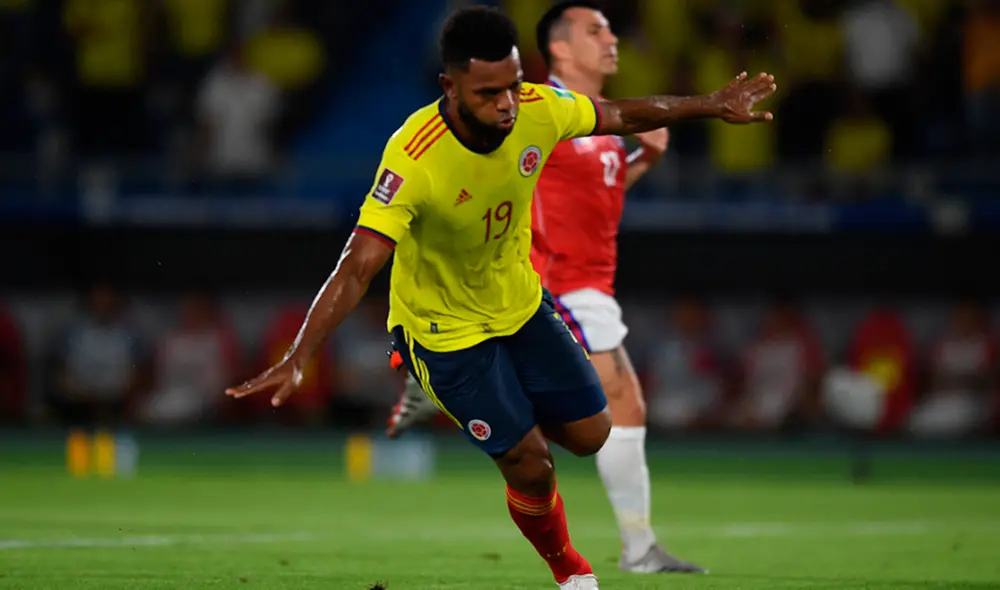 Colombia superó a Chile por las Eliminatorias Sudamericanas rumbo a Qatar 2022. Foto: AFP