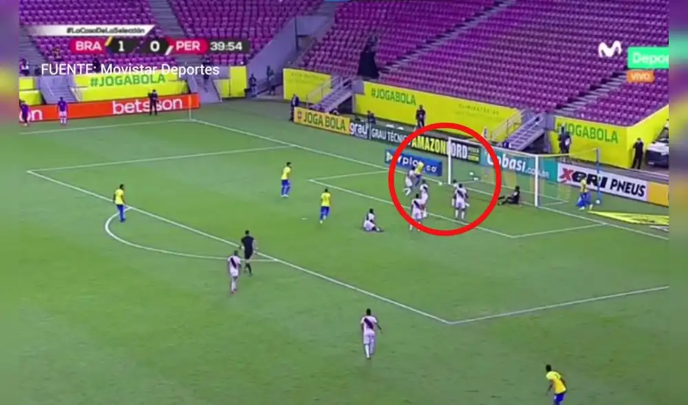 Perú vs. Brasil: Neymar pone el segundo gol en el cotejo por las Eliminatorias Qatar 2022. Foto: Movistar Deportes