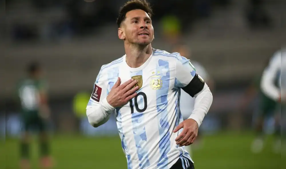 Argentina 3-0 Bolivia por Eliminatorias Qatar 2022 con triplete de Lionel Messi. Foto: twiter Selección Argentina