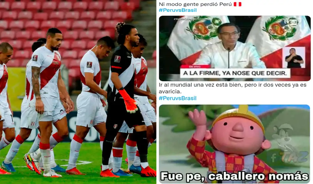 Revisa aquí los mejores memes de la derrota de Perú. Foto: composición/EFE/Twitter Revisa aquí los mejores memes de la derrota de Perú. Foto: composición/EFE/Twitter