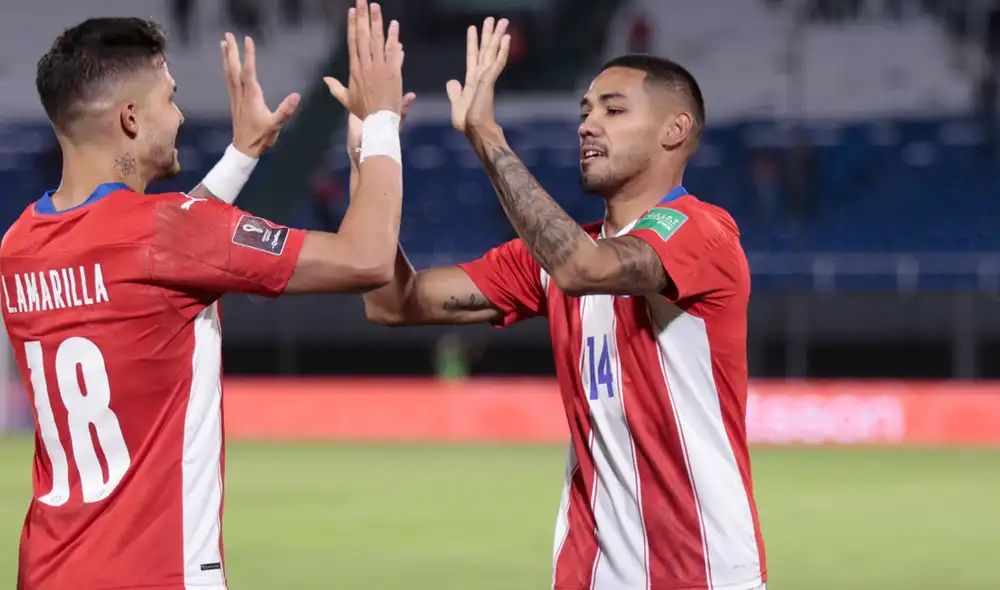 La selección paraguaya volvió a ganarle a Venezuela en casa después de dos partidos. Foto: Albirroja