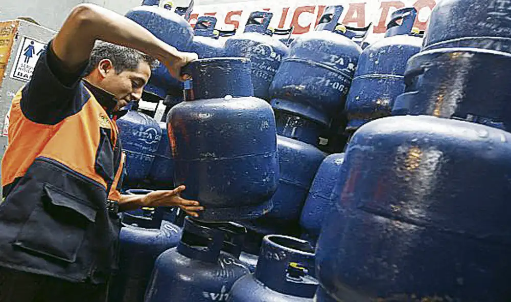 Balones. En breve las familias del país deben encontrar menores precios en el GLP que se utiliza en las cocinas. Foto: difusión