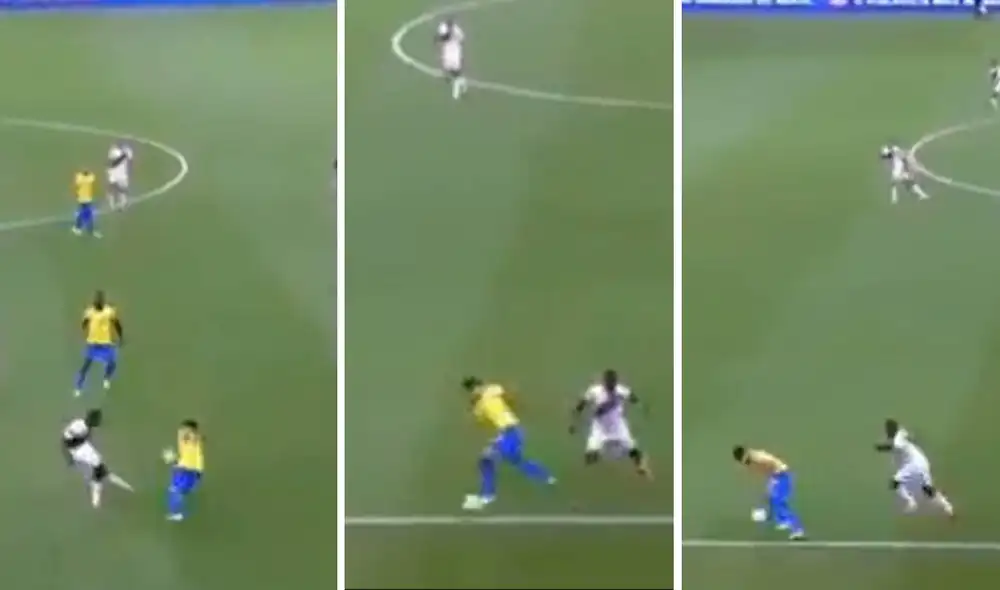 Luis Advíncula fue el primer responsable en el gol de Everton Ribeiro. Foto: SportTV