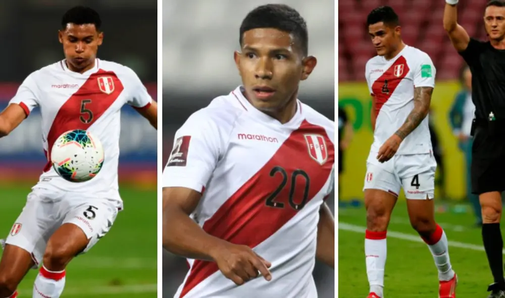 Marcos López, Edison Flores y Anderson Santamaría fueron titulares ante Uruguay y Venezuela. Foto: EFE Marcos López, Edison Flores y Anderson Santamaría fueron titulares ante Uruguay y Venezuela. Foto: EFE