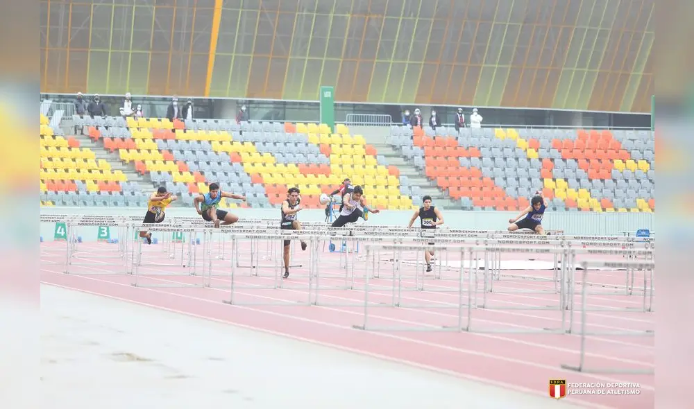 Campeonatos de atletismo se desarrollan en la Videna. Foto: Facebook Campeonatos de atletismo se desarrollan en la Videna. Foto: Facebook