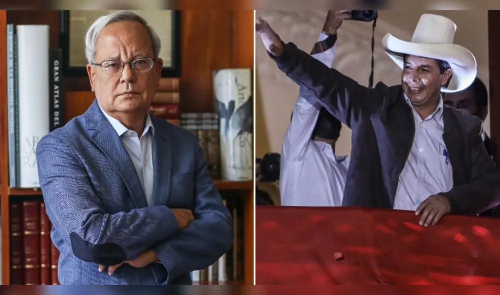 Hildebrandt sostuvo que, con la relación que mantiene con ciertos personajes, Pedro Castillo está "jugando con fuego". Composición: La República