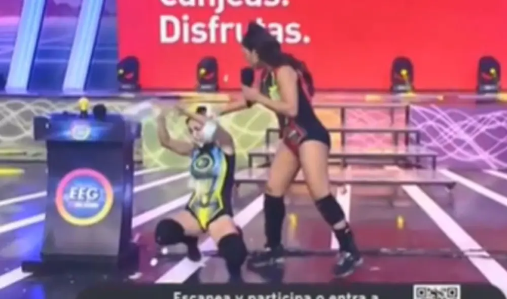 Esto es guerra volvió a tener un momento polémico en su última edición. Foto: captura América TV Esto es guerra volvió a tener un momento polémico en su última edición. Foto: captura América TV