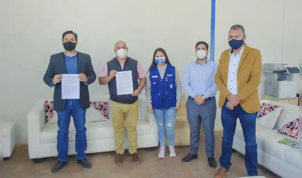 Geresa y municipio de La Victoria suscribieron convenio. Foto: difusión. Geresa y municipio de La Victoria suscribieron convenio. Foto: difusión.