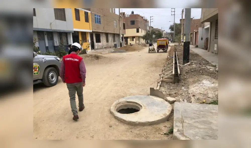 Los técnicos de la Contraloría inspeccionaron los trabajos en el distrito leonardino. Foto: Contraloría Los técnicos de la Contraloría inspeccionaron los trabajos en el distrito leonardino. Foto: Contraloría