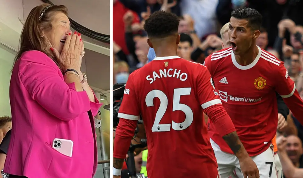 Cristiano Ronaldo marcó dos goles en su estreno en la temporada del Manchester United. Foto: Ambo/AFP Cristiano Ronaldo marcó dos goles en su estreno en la temporada del Manchester United. Foto: Ambo/AFP