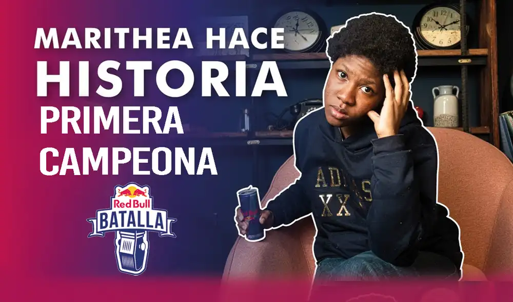 Marithea se convierte en la primera freestyler en alzar un título nacional de Red Bull Batalla de los Gallos. Foto: Red Bull