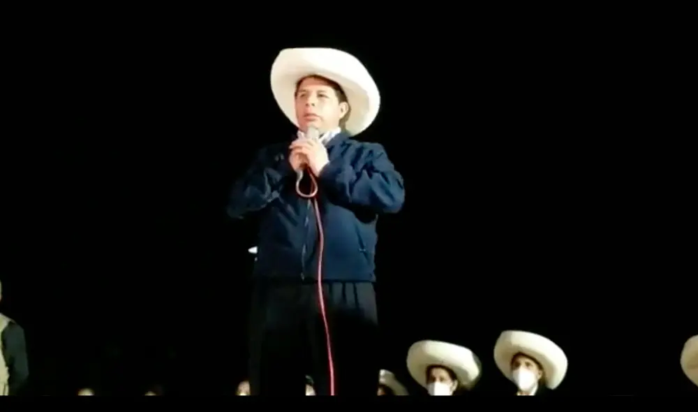 El mandatario ofreció discurso desde Tacabamba, Cajamarca. Foto: captura Twitter El mandatario ofreció discurso desde Tacabamba, Cajamarca. Foto: captura Twitter