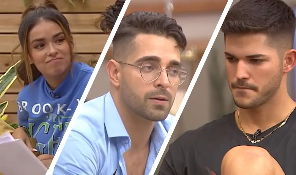 Sebastián Tamayo sostuvo un tenso intercambio de palabras con Reiner Izquierdo en presencia de Shirley Arica. Foto: captura El poder del amor / YouTube