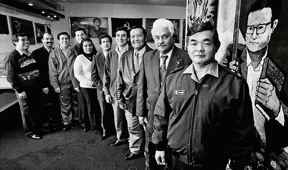 El segundo en fila, el ex jefe del GEIN, Benedicto Jiménez, asegura que, tras la muerte de Guzmán, "su 'partido' se desmoronará de manera similar como ha ocurrido con el APRA, luego del fallecimiento de Alan García". Foto: difusión