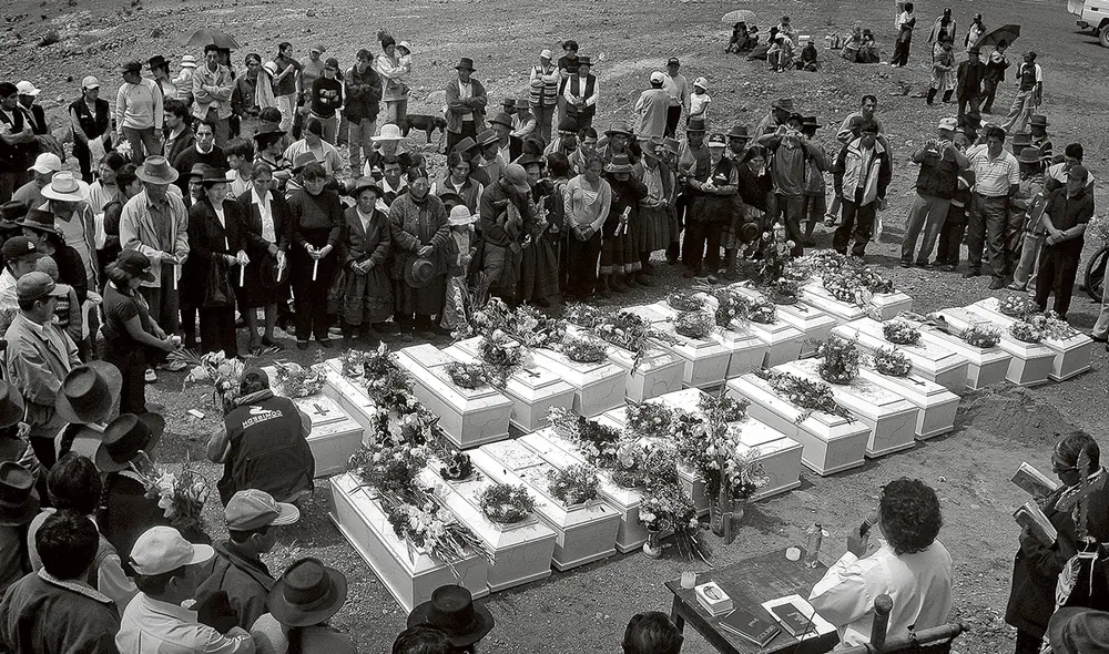 Justicia Pendiente. El 16 de julio de 1984, Sendero Luminoso asesinó a 117 comuneros en Soras (Ayacucho) y la justicia no terminó de sentenciar a Guzmán. Foto: difusión