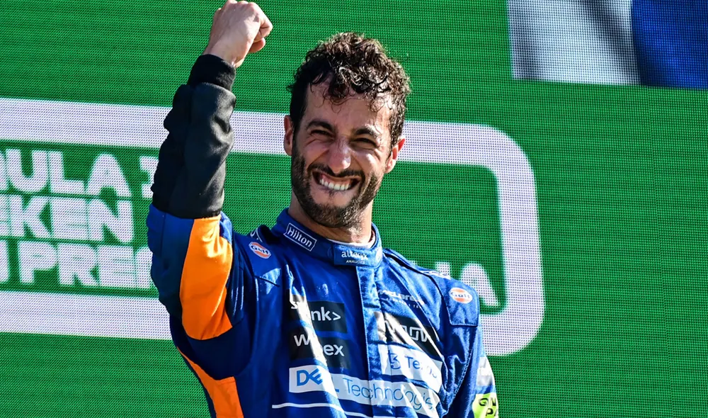 Daniel Ricciardo es el campeón histórico del Gran Premio de Italia. Foto: Fórmula 1