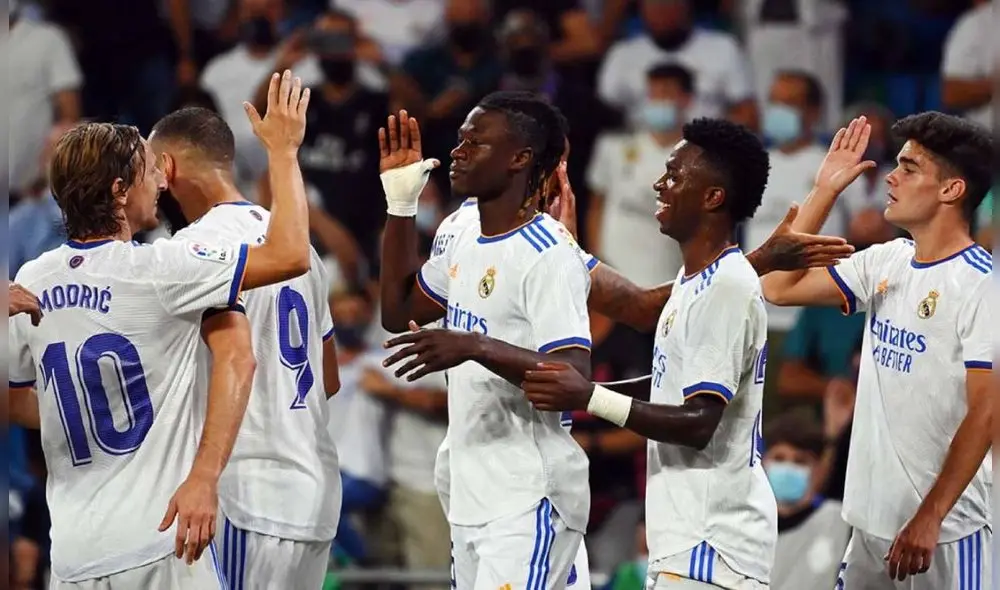 Real Madrid fue una máquina y trepa hasta el primer lugar de LaLiga Santander. Foto: Twitter Real Madrid Real Madrid fue una máquina y trepa hasta el primer lugar de LaLiga Santander. Foto: Twitter Real Madrid