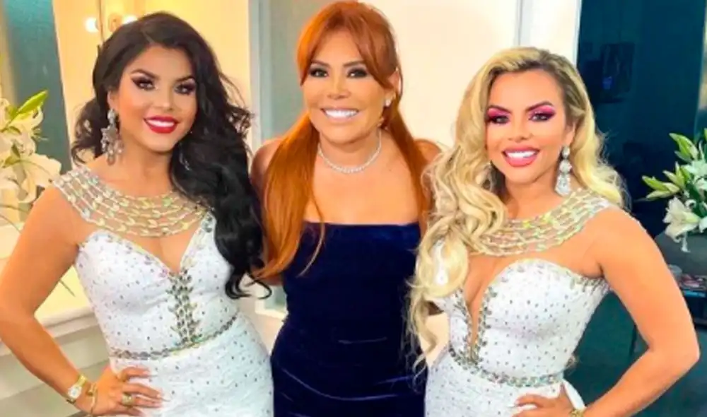 Magaly Medina se reencontró con Génesis y Josetty Hurtado en el programa Porque  hoy es sábado con Andrés, el pasado sábado 11 de setiembre. Foto: Josety Hurtado / Instagram