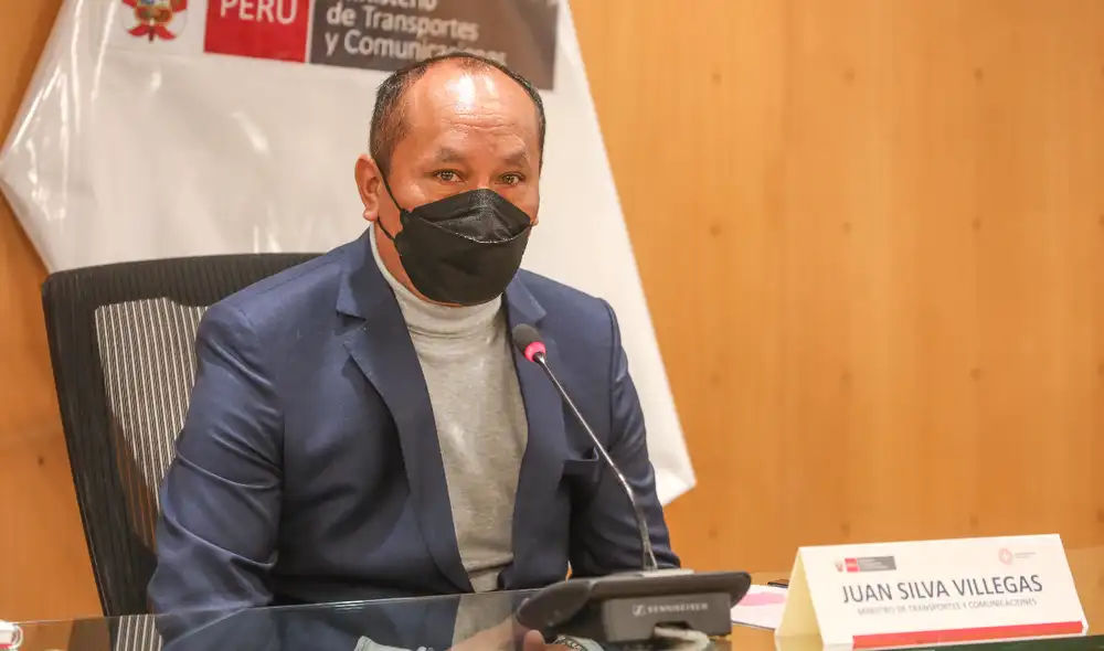 Juan Francisco Silva lidera el Ministerio de Transportes y Comunicaciones del Gobierno de Pedro Castillo. Foto: MTC
