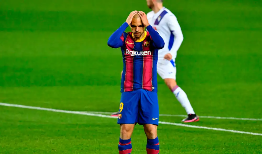 Braithwaite llegó al Barcelona en febrero del 2020. Foto: Pau Barrena/ AFP