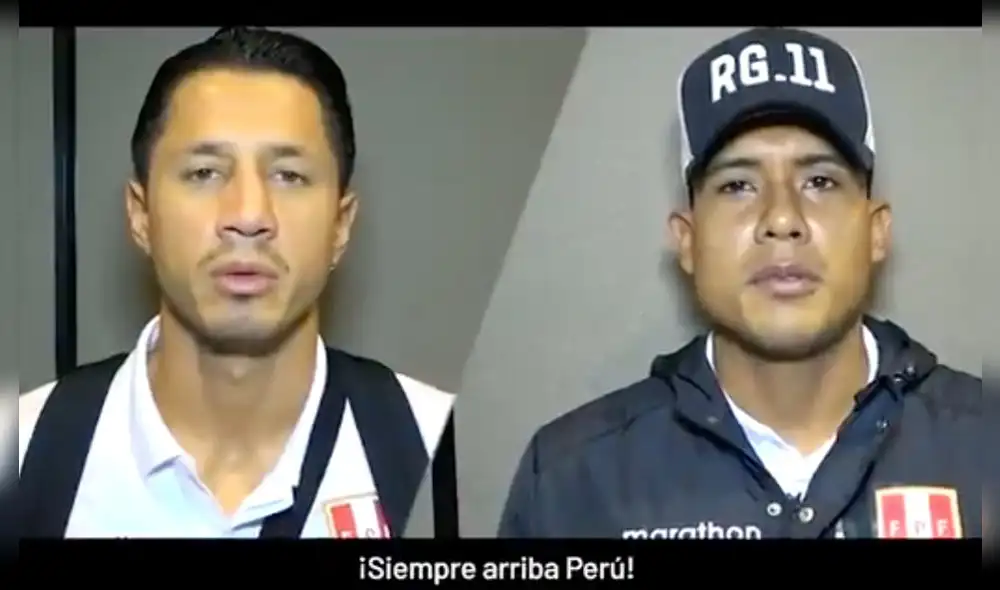 Gianluca Lapadula y Raziel García participaron en la campaña de la FPF para promover el proceso de vacunación. Foto: captura Twitter FPF