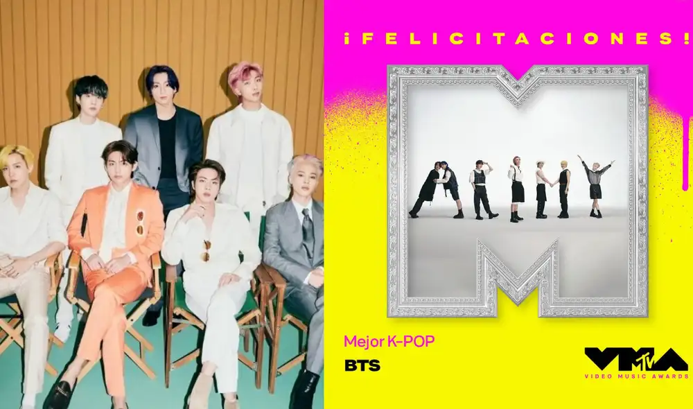 Revive el paso de BTS por MTV VMAs 2021. Foto: composición MTV/BIGHIT Revive el paso de BTS por MTV VMAs 2021. Foto: composición MTV/BIGHIT
