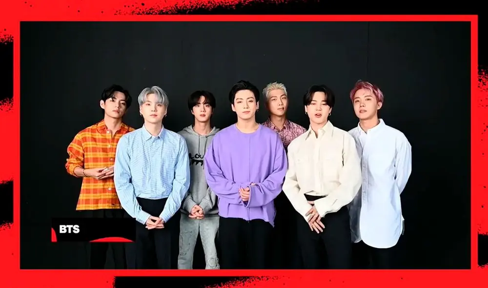 BTS ganó como Mejor K-pop en los MTV Video Music Awards. Foto: captura MTV