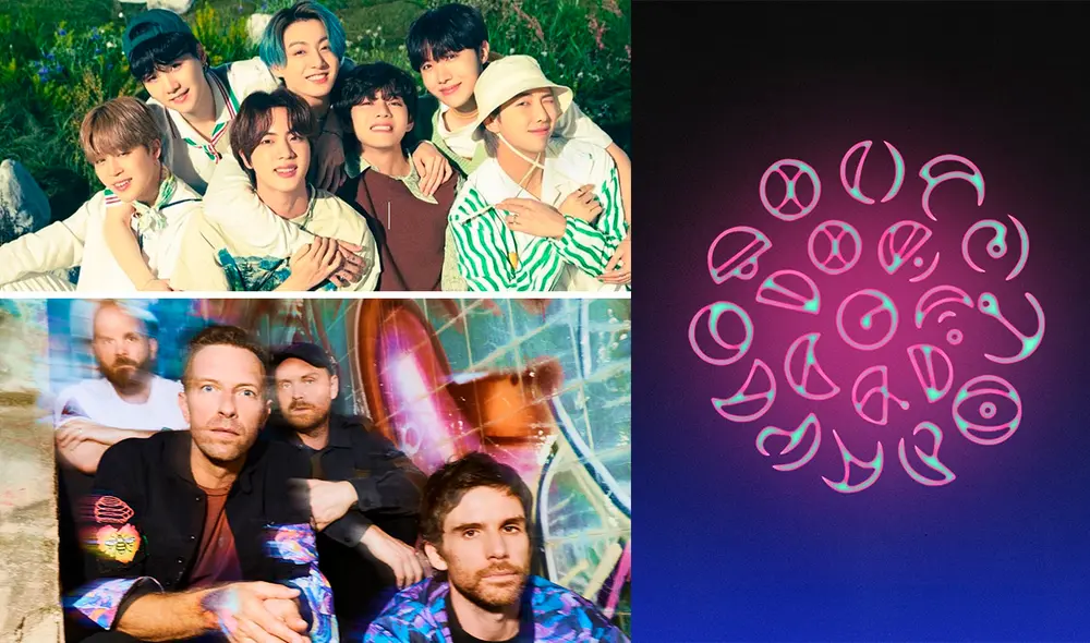 La canción de BTS y Coldplay llega en pocos días a las principales plataformas de música. Foto: composición/BIGHIT/Coldplay