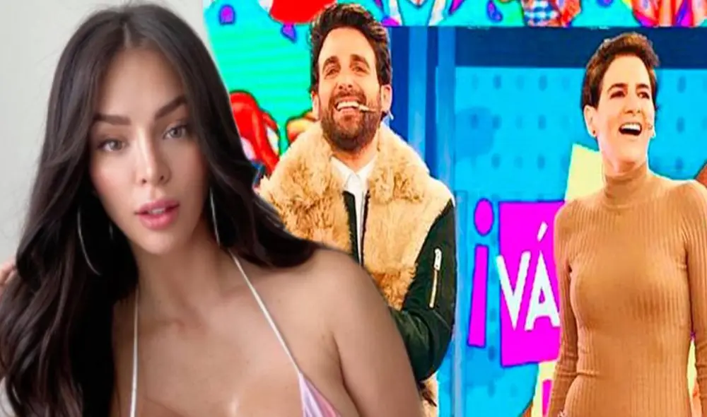 Sheyla Rojas y los conductores de Amor y fuego se enfrentarán este martes 14 de setiembre. Foto: composición Sheyla Rojas/Instagram, Rodrigo González/Instagram