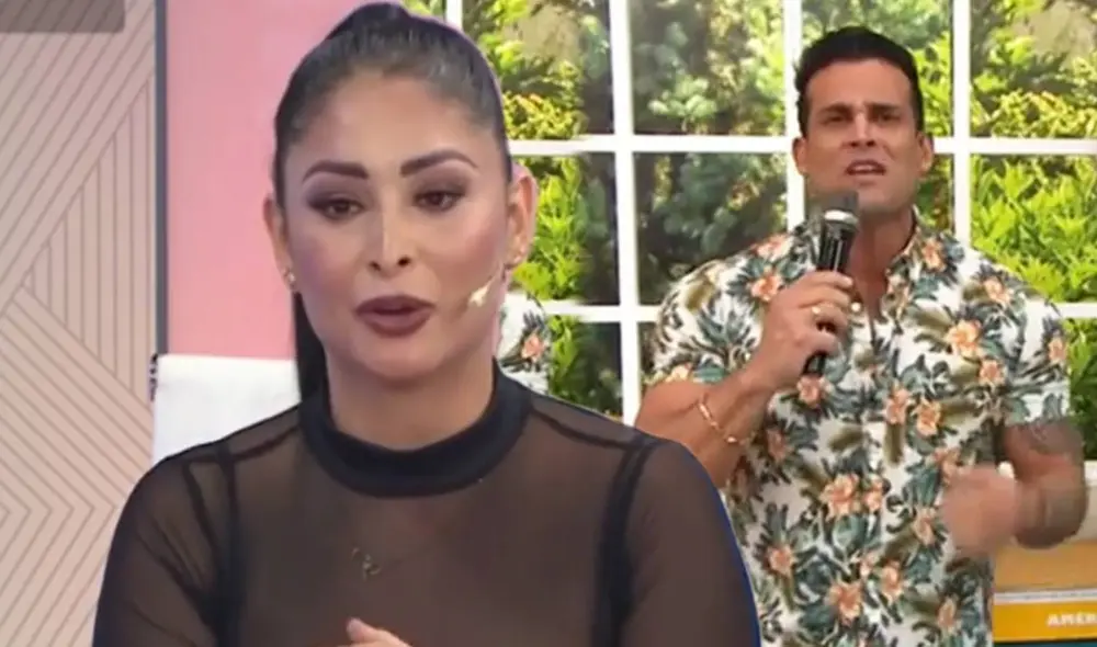 Pamela Franco explicó que, antes de empezar su relación con Christian Domínguez, ambos hablaron. Foto: composición captura/Latina, captura/América TV