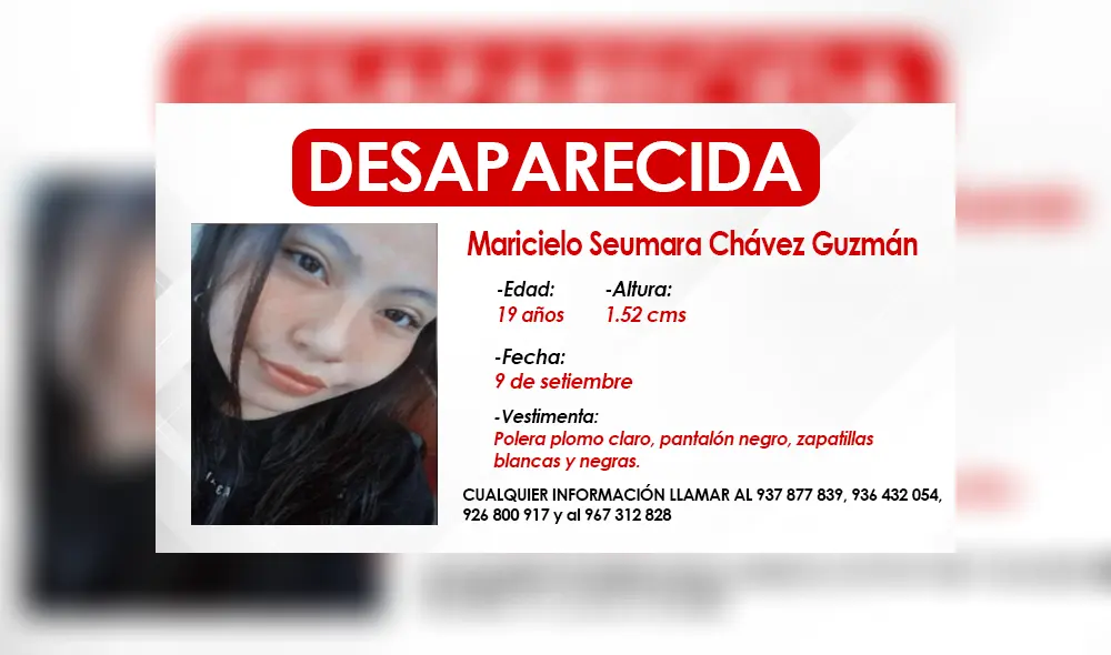 Familia pide apoyo para dar con el paradero de la joven. Foto: La República Familia pide apoyo para dar con el paradero de la joven. Foto: La República