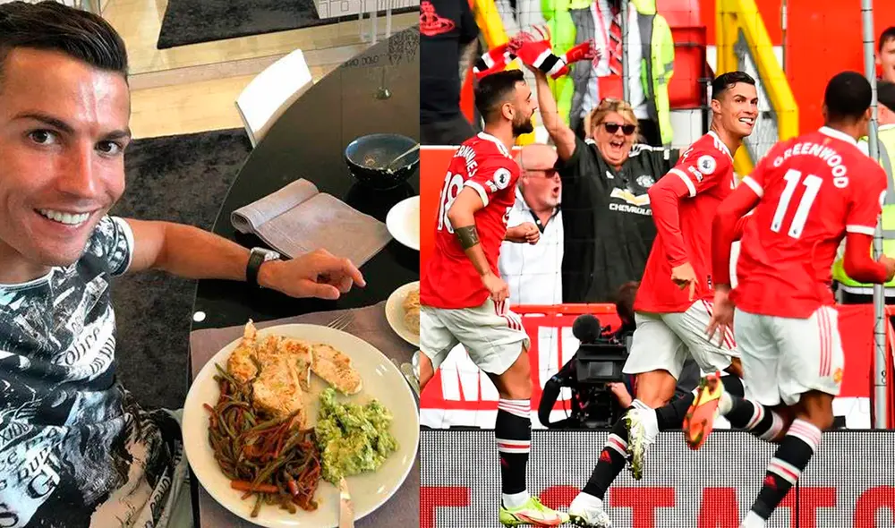 Cristiano Ronaldo tiene uno de los platos más saludables, según el portero del United, Lee Grant. Foto: EFE