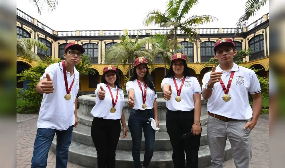 Los cinco primeros puestos por área académica de San Marcos. Foto: UNMSM