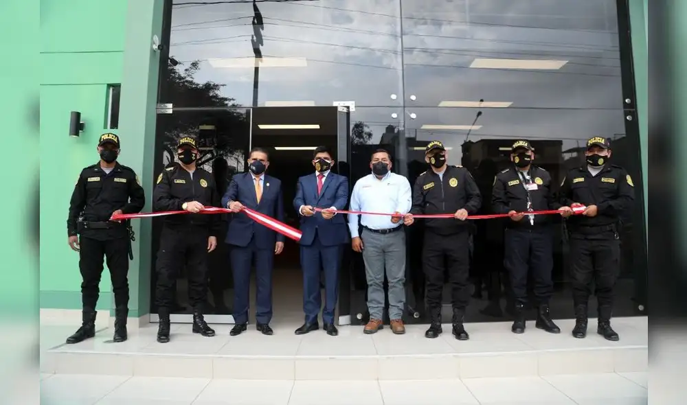 Autoridades inauguraron nueva Comisaría de La Noria beneficiará a 100.000 habitantes. Foto: MPT