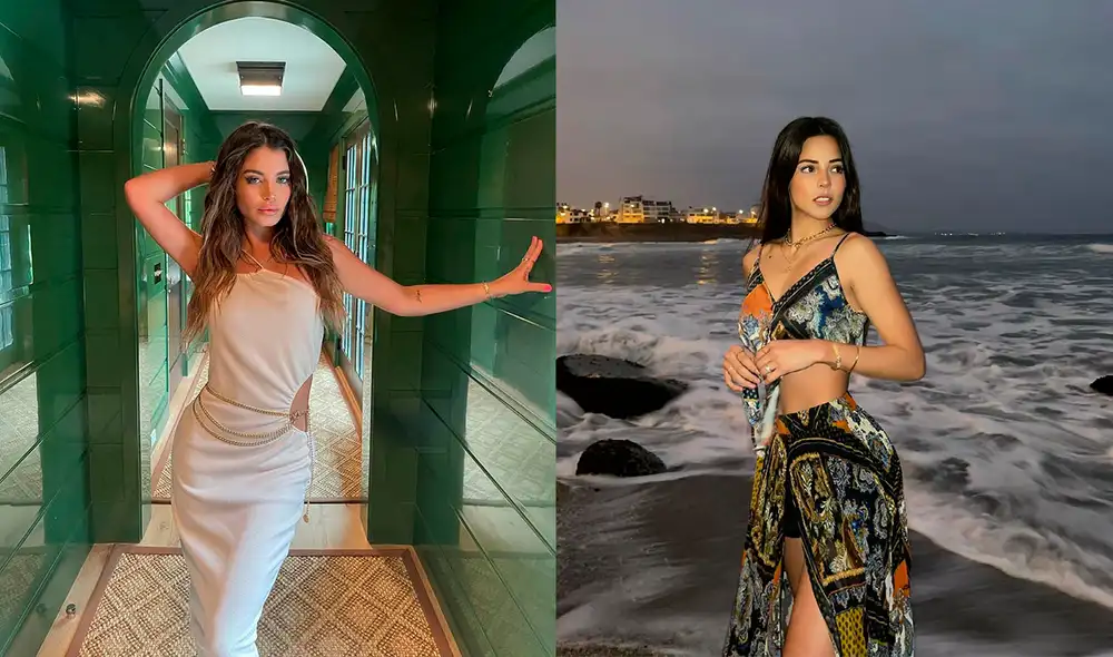 Flavia Laos comenta sobre presunta relación entre su ex y Luciana Fuster. Foto: composición/Flavia Laos/Luciana Fuster/Instagram