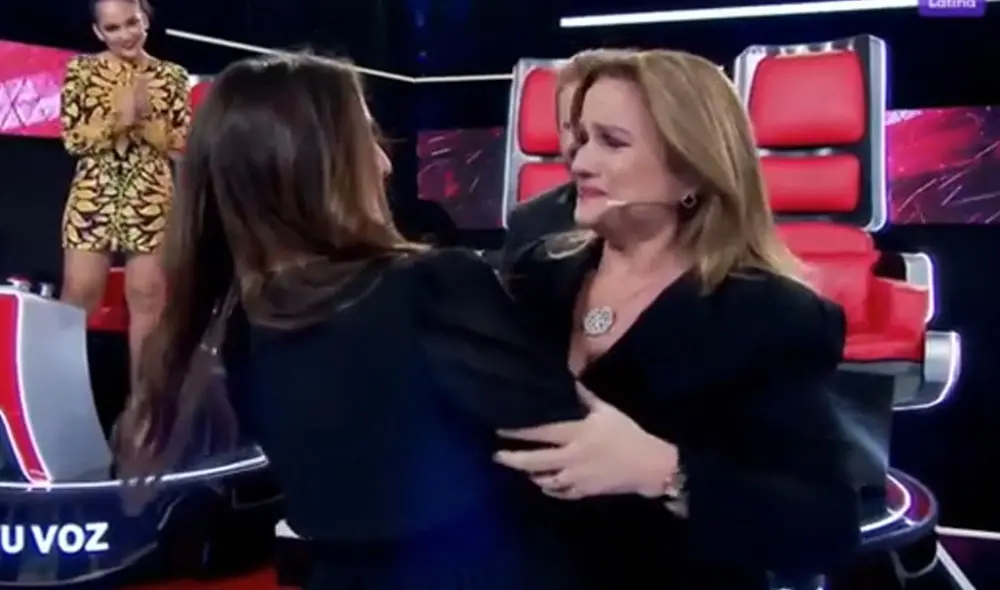 La voz senior tuvo un emotivo momento en la edición de este lunes. Foto: captura Latina