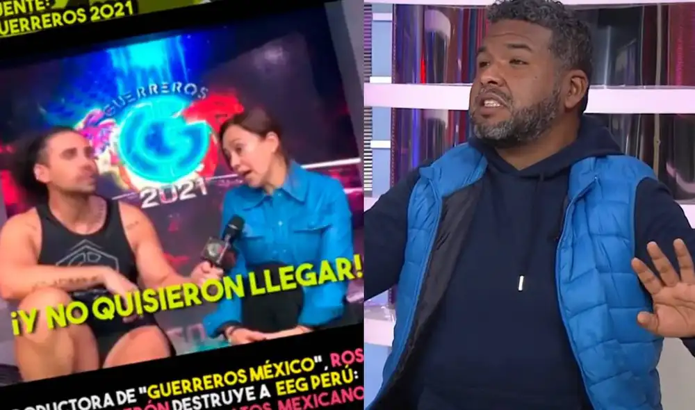 Jaime 'Choca' Mandros indignado con productora de Guerreros México. Foto: Instarándula/ captura de América TV Jaime 'Choca' Mandros indignado con productora de Guerreros México. Foto: Instarándula/ captura de América TV