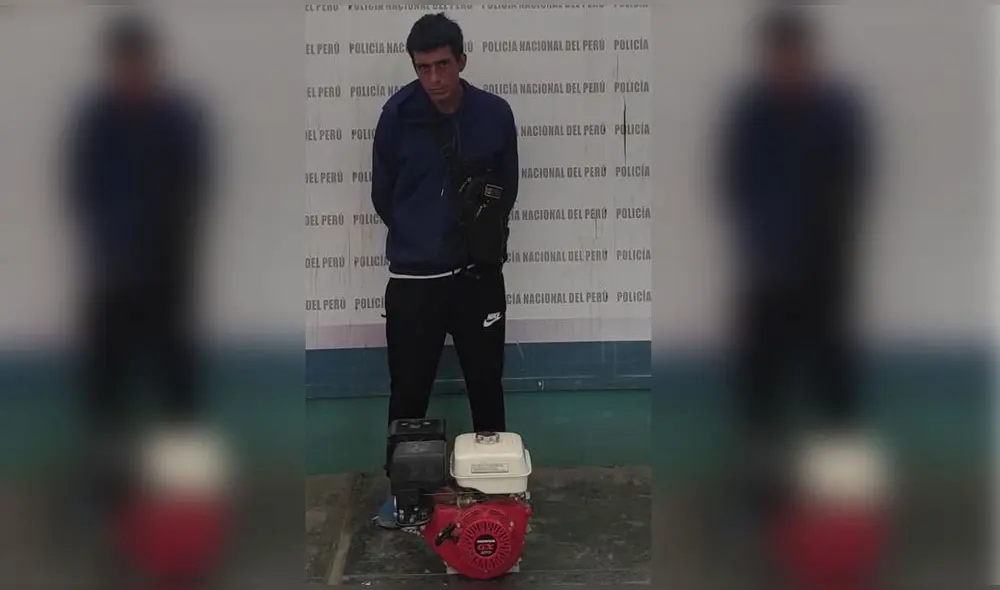 Denunciado será procesado por el delito contra el patrimonio, en la modalidad de hurto. Foto: PNP Denunciado será procesado por el delito contra el patrimonio, en la modalidad de hurto. Foto: PNP