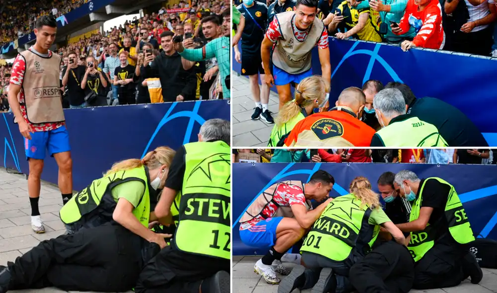 Cristiano Ronaldo se volvió viral en las redes sociales por su accionar. Foto: EFE Cristiano Ronaldo se volvió viral en las redes sociales por su accionar. Foto: EFE