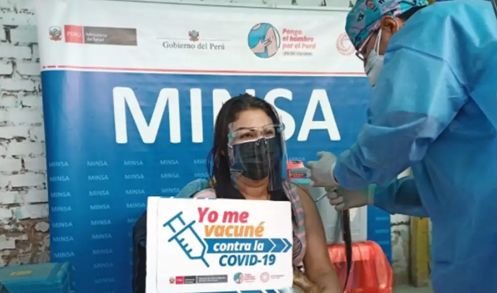 Minsa espera vacunar al 50% de la población objetiva hasta setiembre. Foto: Minsa Minsa espera vacunar al 50% de la población objetiva hasta setiembre. Foto: Minsa