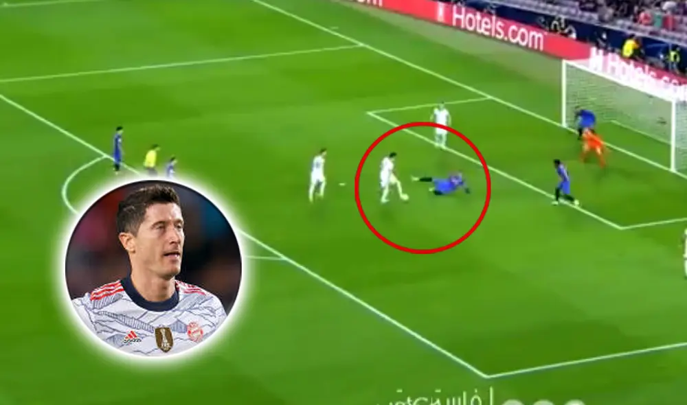 Robert Lewandoski se lució con doblete en el inicio de la Champions League. Foto: captura ESPN