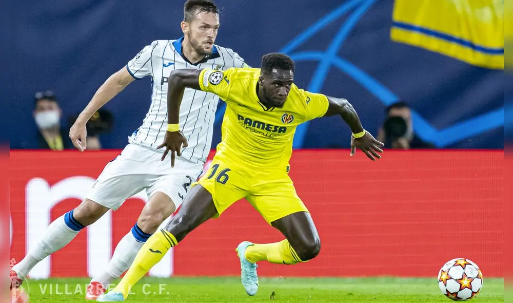 Villarreal iguala 2-2 ante Atalanta por la primera fecha del grupo F de la Champions League. Foto: twitter Villarreal