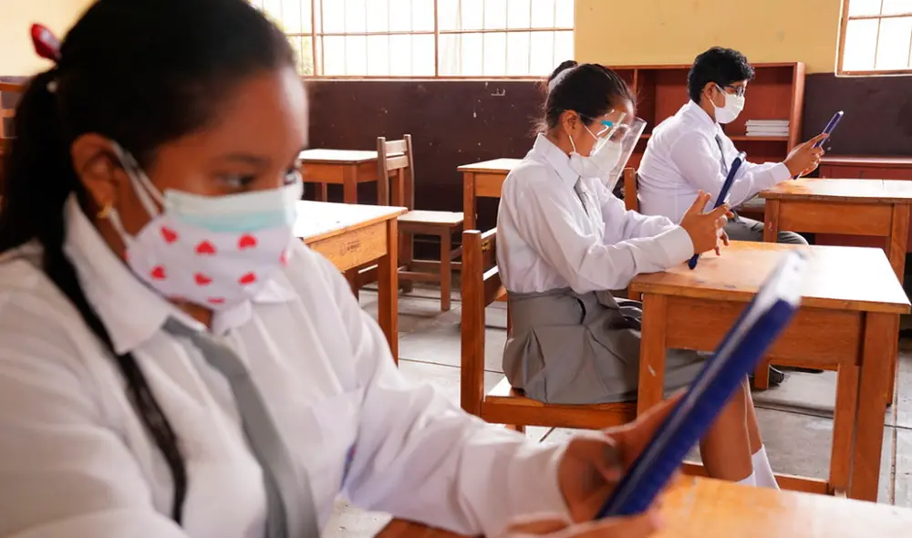 El retorno a las aulas será gradual y voluntario. Foto: Ministerio de Educación