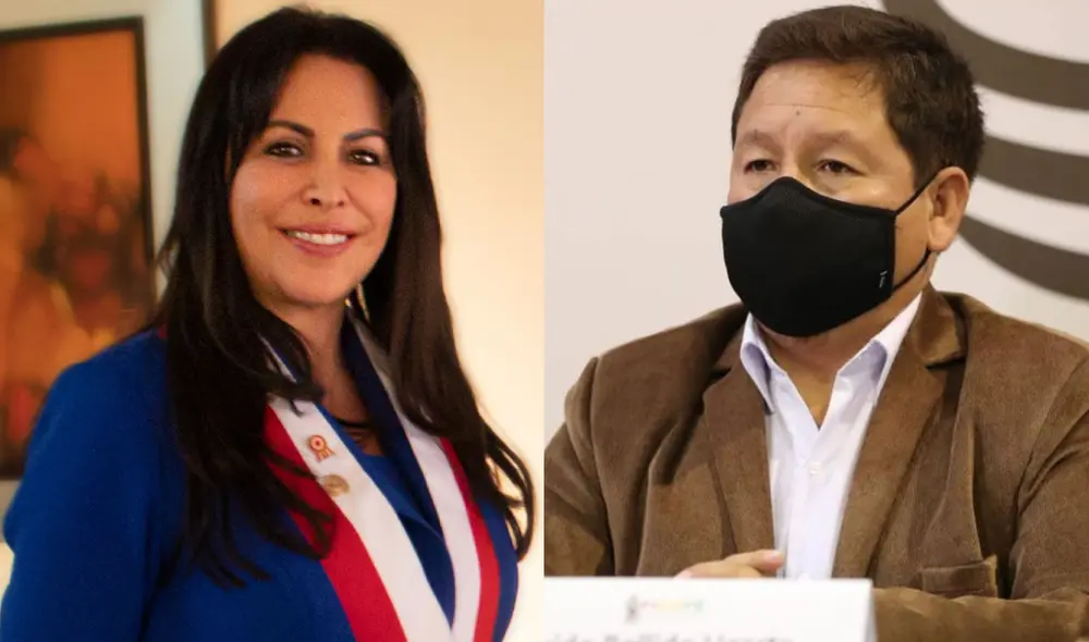 Legisladora Patricia Chirinos pide la salida de Guido Bellido de la PCM. Foto: composición/difusión/PCM