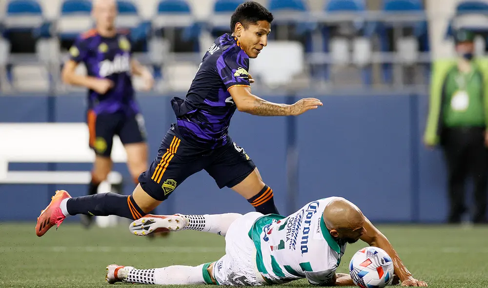 Seattle Sounders y Santos Laguna se miden en la Leagues Cup 2021. Foto: AFP Seattle Sounders y Santos Laguna se miden en la Leagues Cup 2021. Foto: AFP