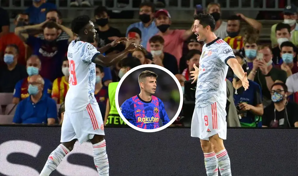 El Bayern repitió el resultado de la temporada 2012/2013 en casa del Barza. Foto: composición/ difusión