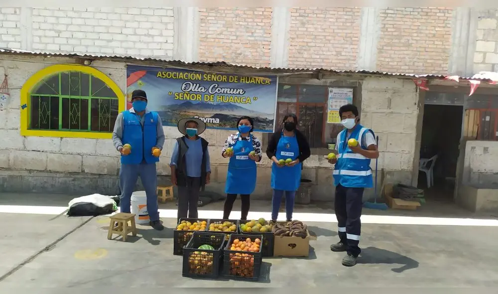 Productos fueron repartidos por la municipalidad de Cayma. Foto: difusión Productos fueron repartidos por la municipalidad de Cayma. Foto: difusión