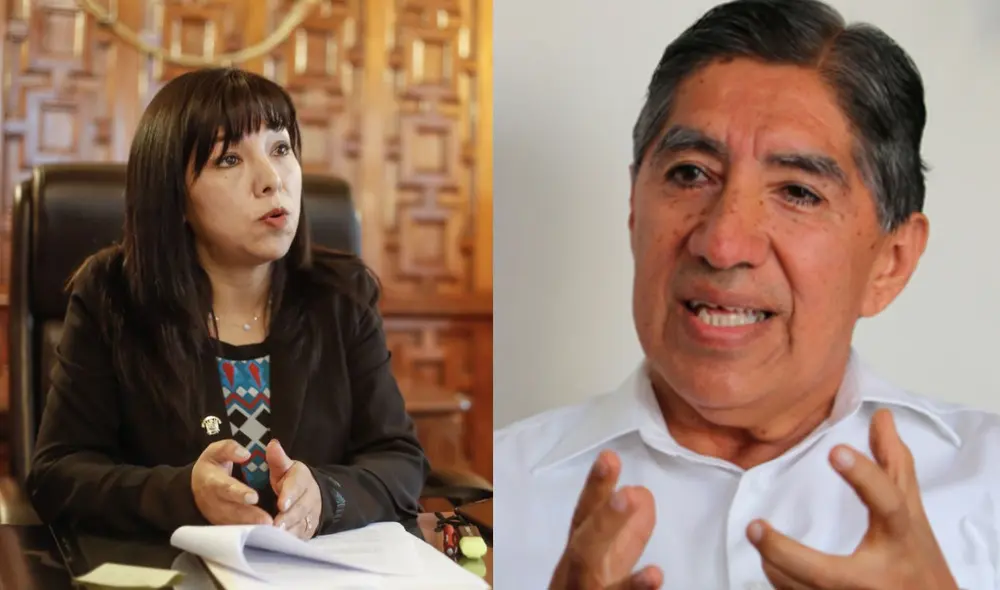 Vásquez rechazó el accionar de un grupo de personas que agredió verbalmente al ex fiscal supremo. Foto: composición/La República